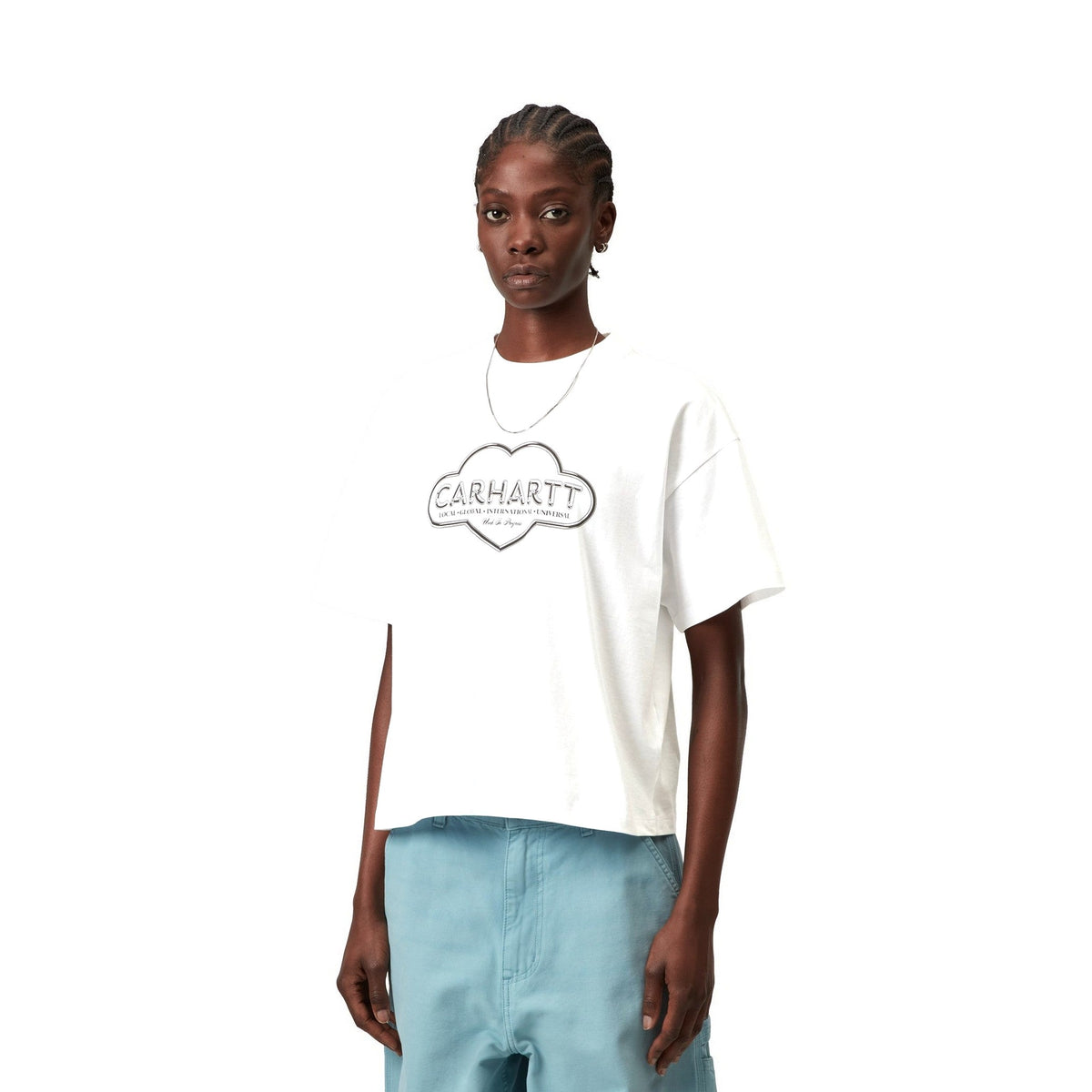 Carhartt WIP Women's S/S Cloud Heart T-Shirt White