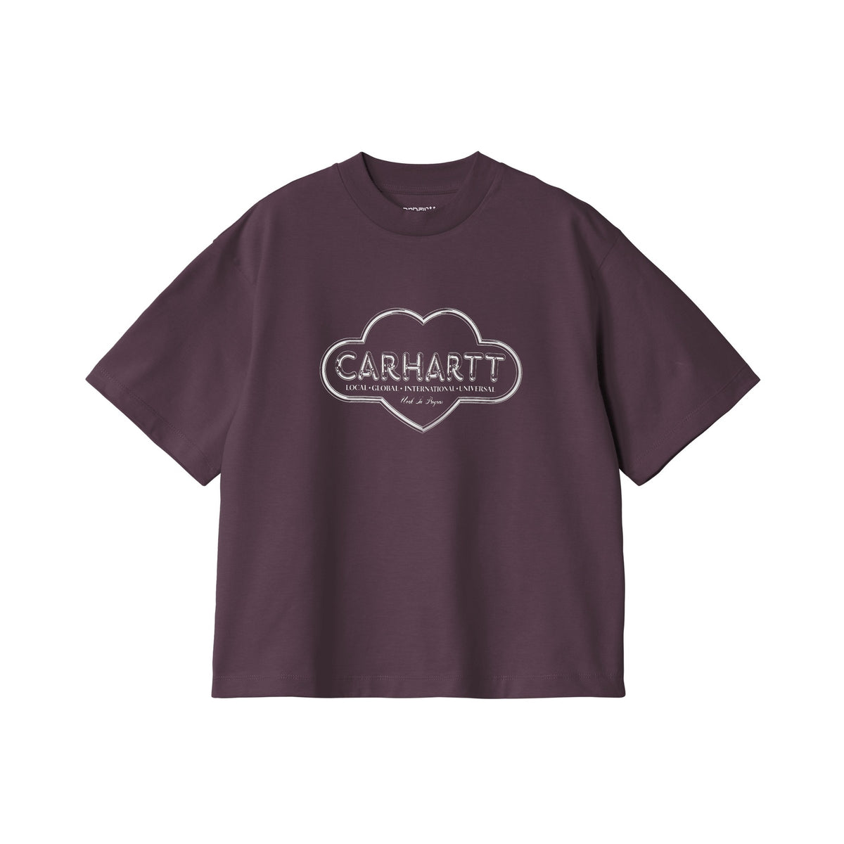 Carhartt WIP Women's S/S Cloud Heart T-Shirt Cozy Purple