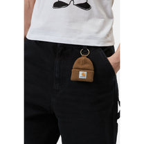 Carhartt WIP Mini Watch Hat Keychain Hamilton Brown