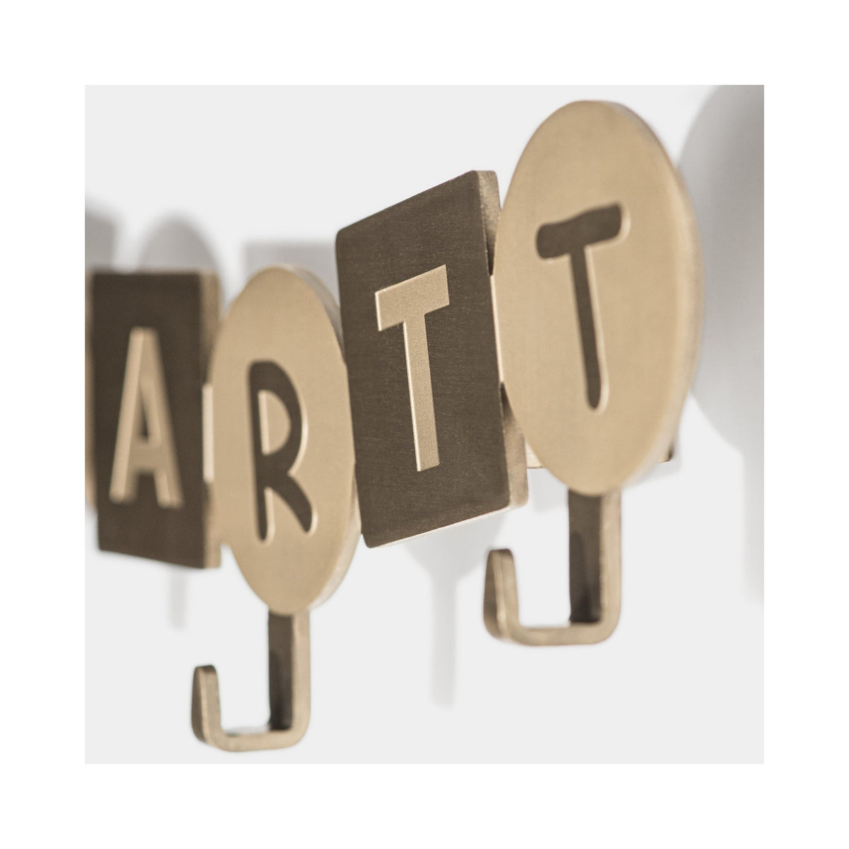 Carhartt WIP ABC Wall Coat Hanger Gold