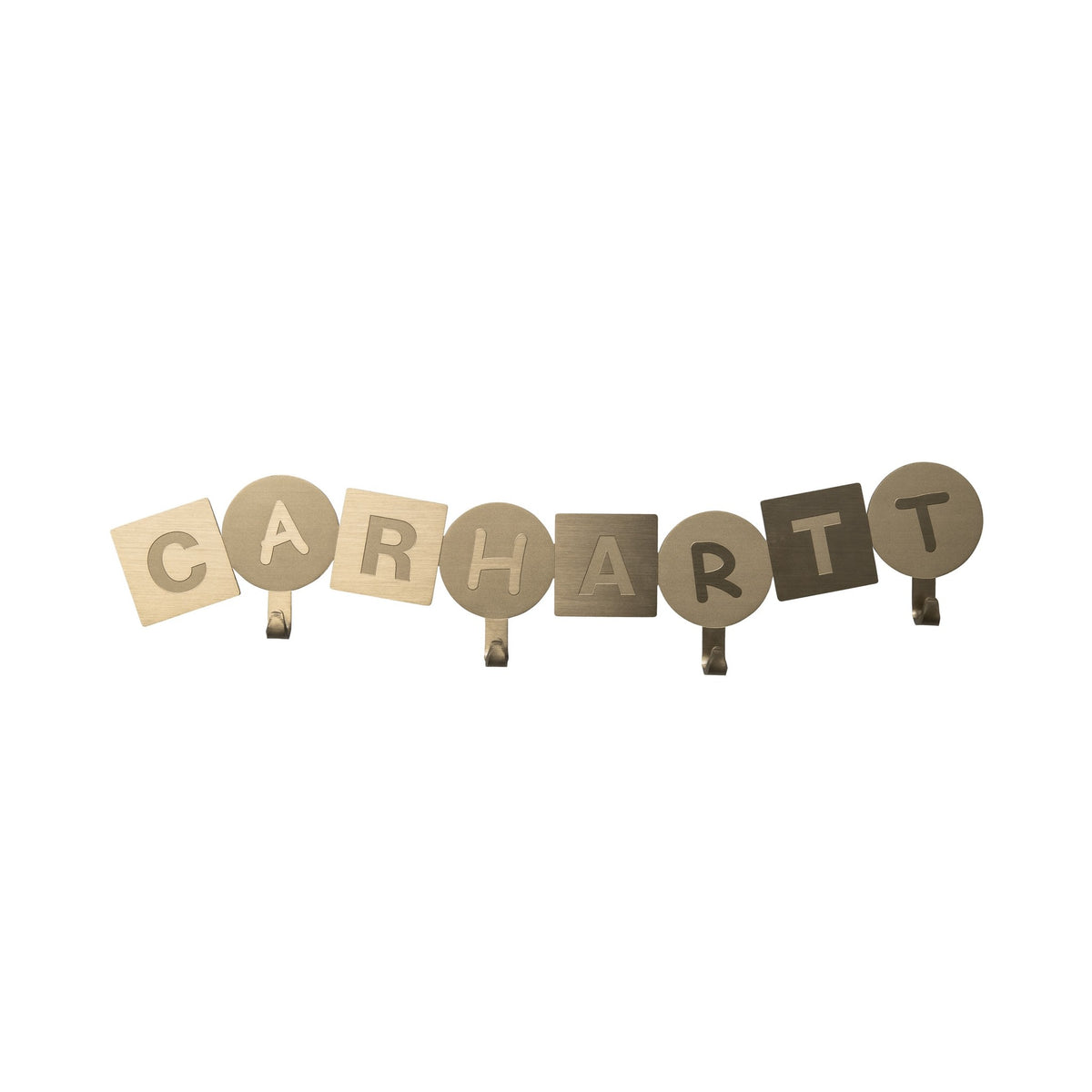 Carhartt WIP ABC Wall Coat Hanger Gold