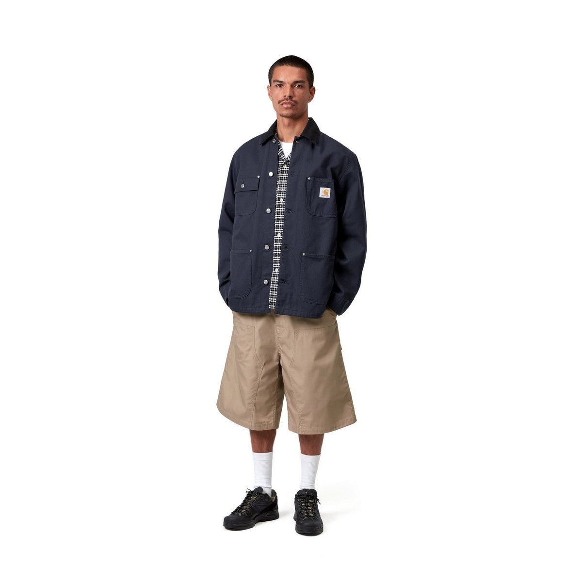 Carhartt WIP OG Chore Coat Deep Night / Black, Rinsed