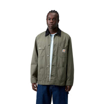 Carhartt WIP OG Chore Coat Leaf / Black, Rinsed