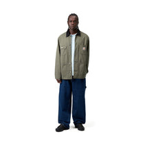 Carhartt WIP OG Chore Coat Leaf / Black, Rinsed