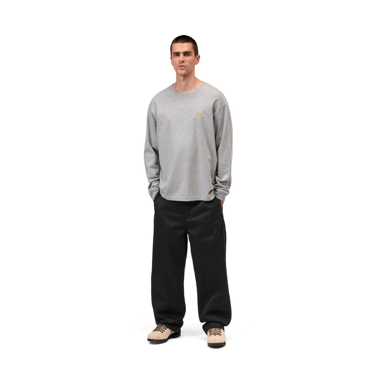 Carhartt WIP Harold Pant Black, Rigid