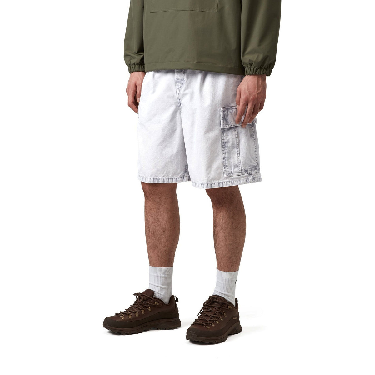 Carhartt WIP Cole Cargo Short Mirror, Chalk wash