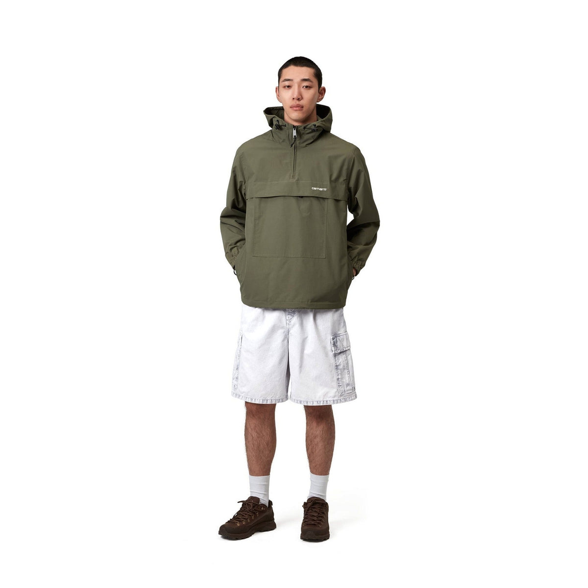 Carhartt WIP Cole Cargo Short Mirror, Chalk wash