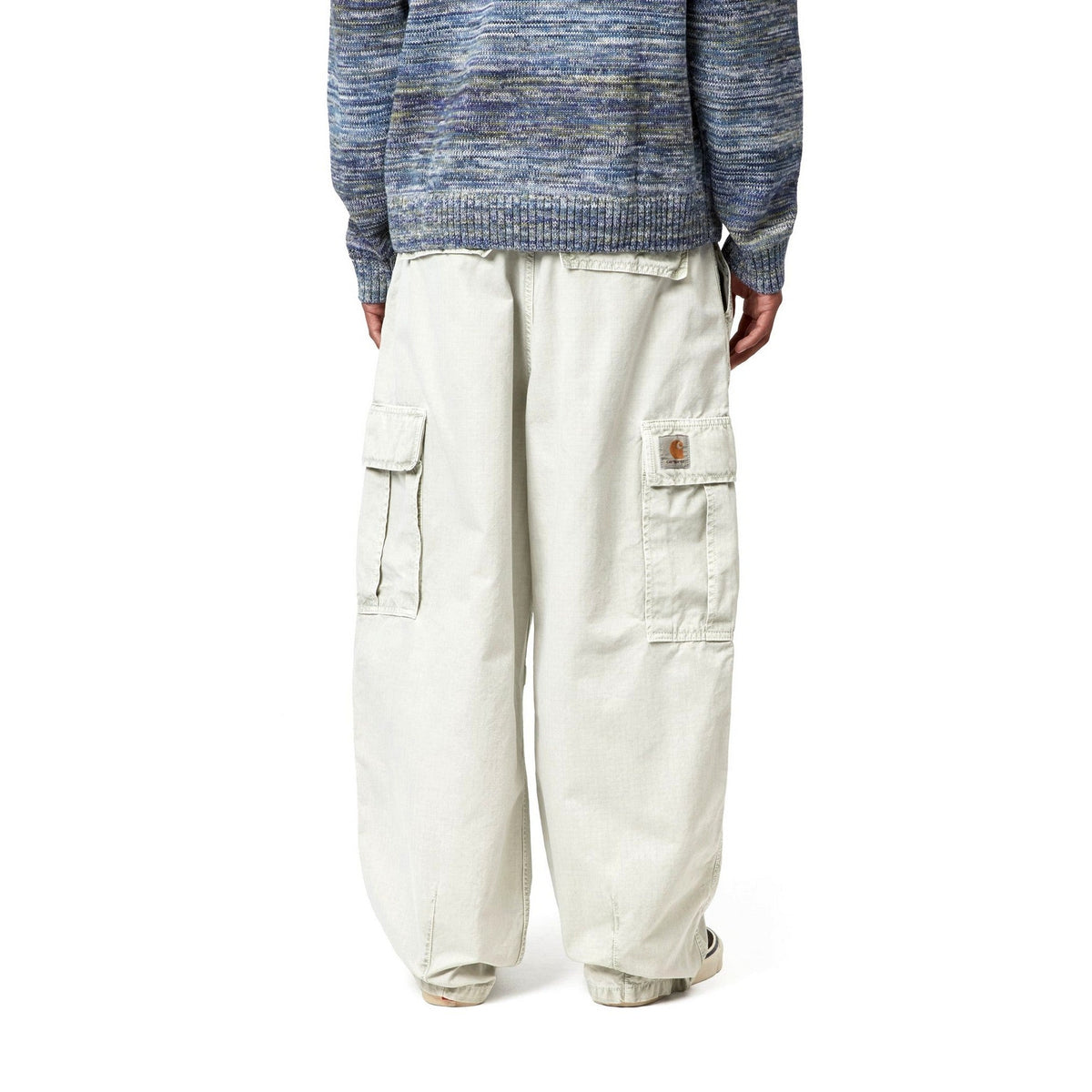 Carhartt WIP Cole Cargo Pant Dollar Green, Chalk wash