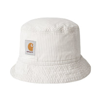 Carhartt WIP Mercer Bucket Hat Mercer Stripe, Graphite / Wax, Bleached