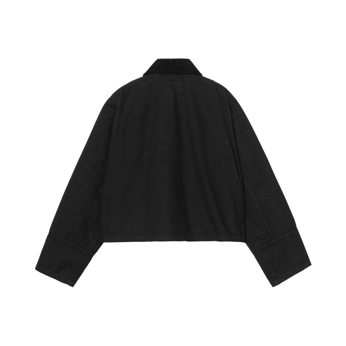 Carhartt WIP Women's Prescott Jacket Black / Black, Garment dyed