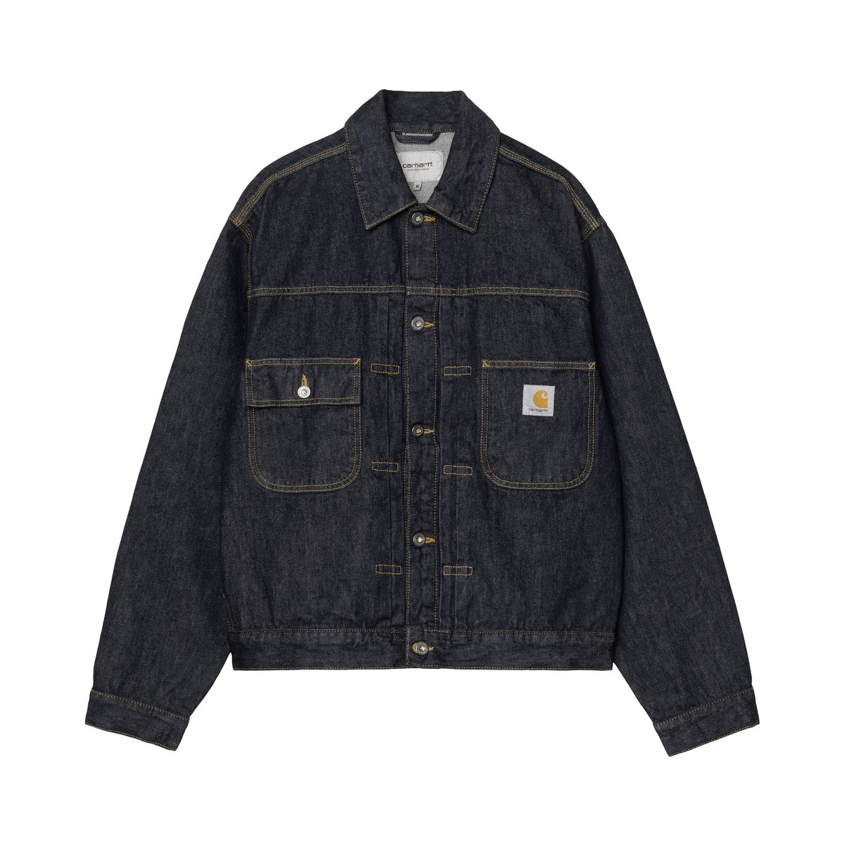 Carhartt WIP Belmar Jacket Blue, Rinsed