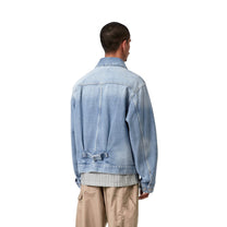 Carhartt WIP Belmar Jacket Blue, Heavy worn bleached