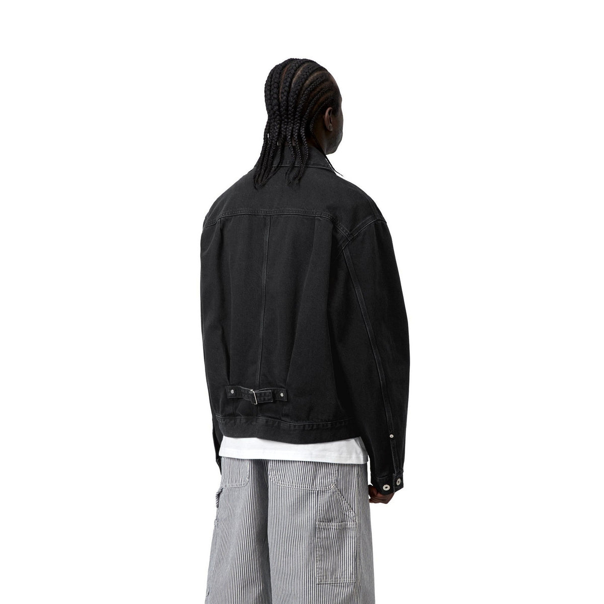 Carhartt WIP Belmar Jacket Black, Stone washed