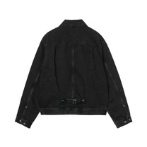 Carhartt WIP Belmar Jacket Black, Stone washed