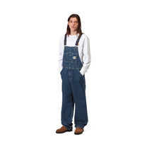 Carhartt WIP Bib Overall Blue, Stone washed