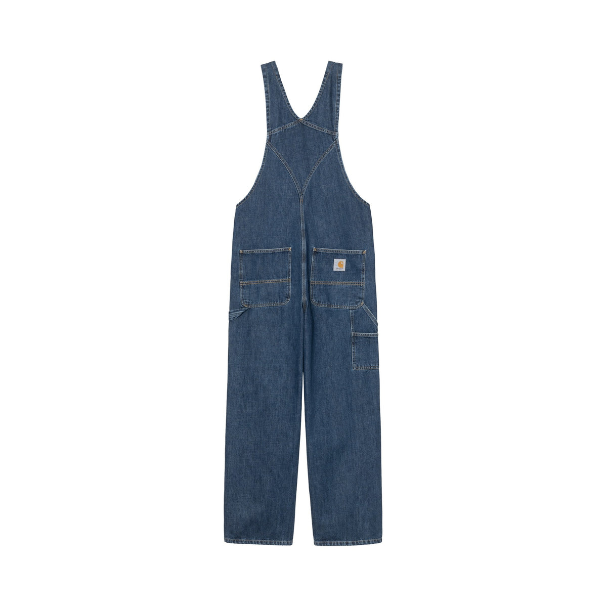 Carhartt WIP Bib Overall Blue, Stone washed