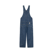 Carhartt WIP Bib Overall Blue, Stone washed