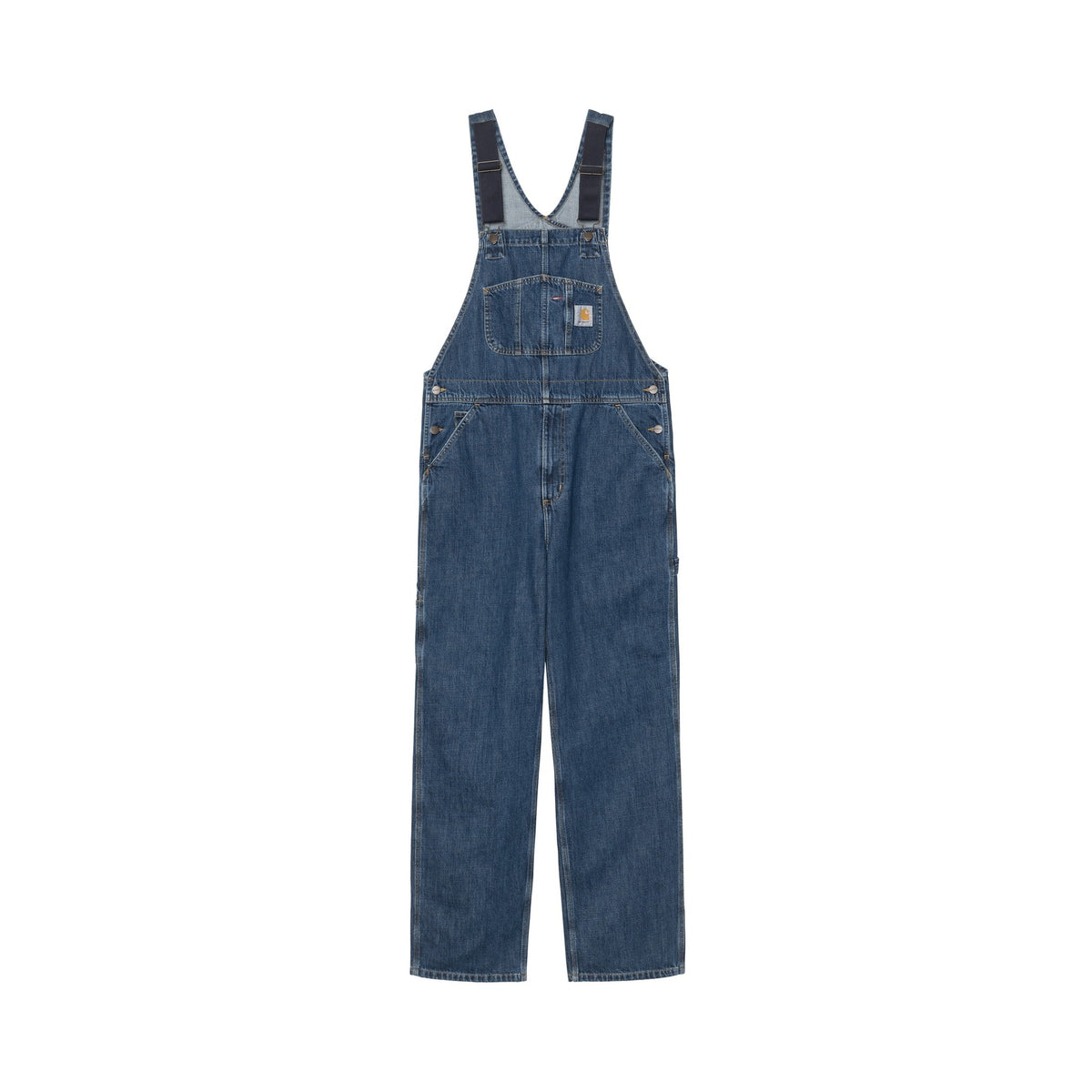 Carhartt WIP Bib Overall Blue, Stone washed