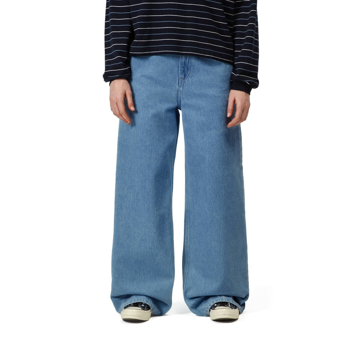 Carhartt WIP Women's Jens Pant 'Robertson' Denim Blue, Heavy stone wash