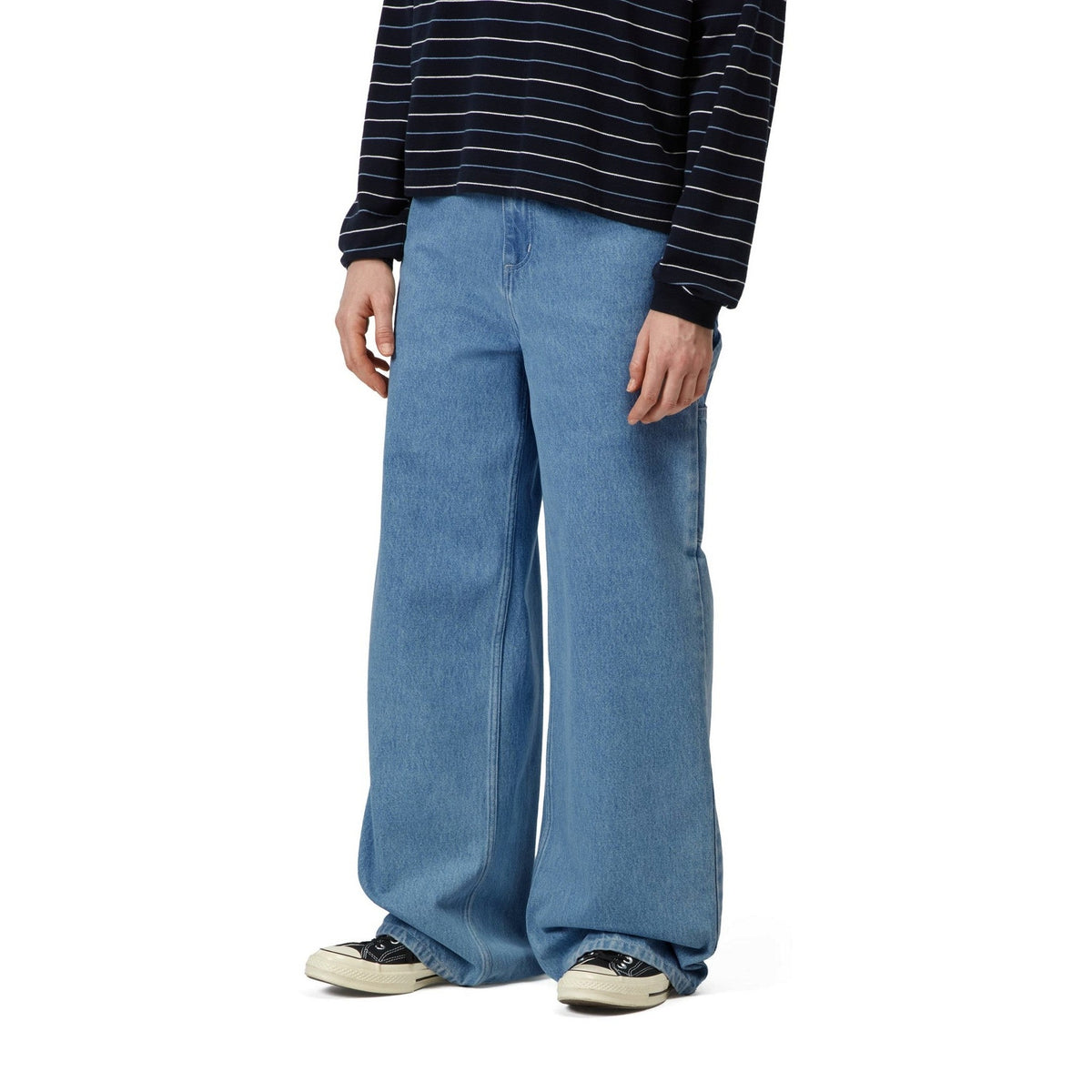 Carhartt WIP Women's Jens Pant 'Robertson' Denim Blue, Heavy stone wash