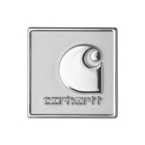 Carhartt WIP Square Label Pin Silver