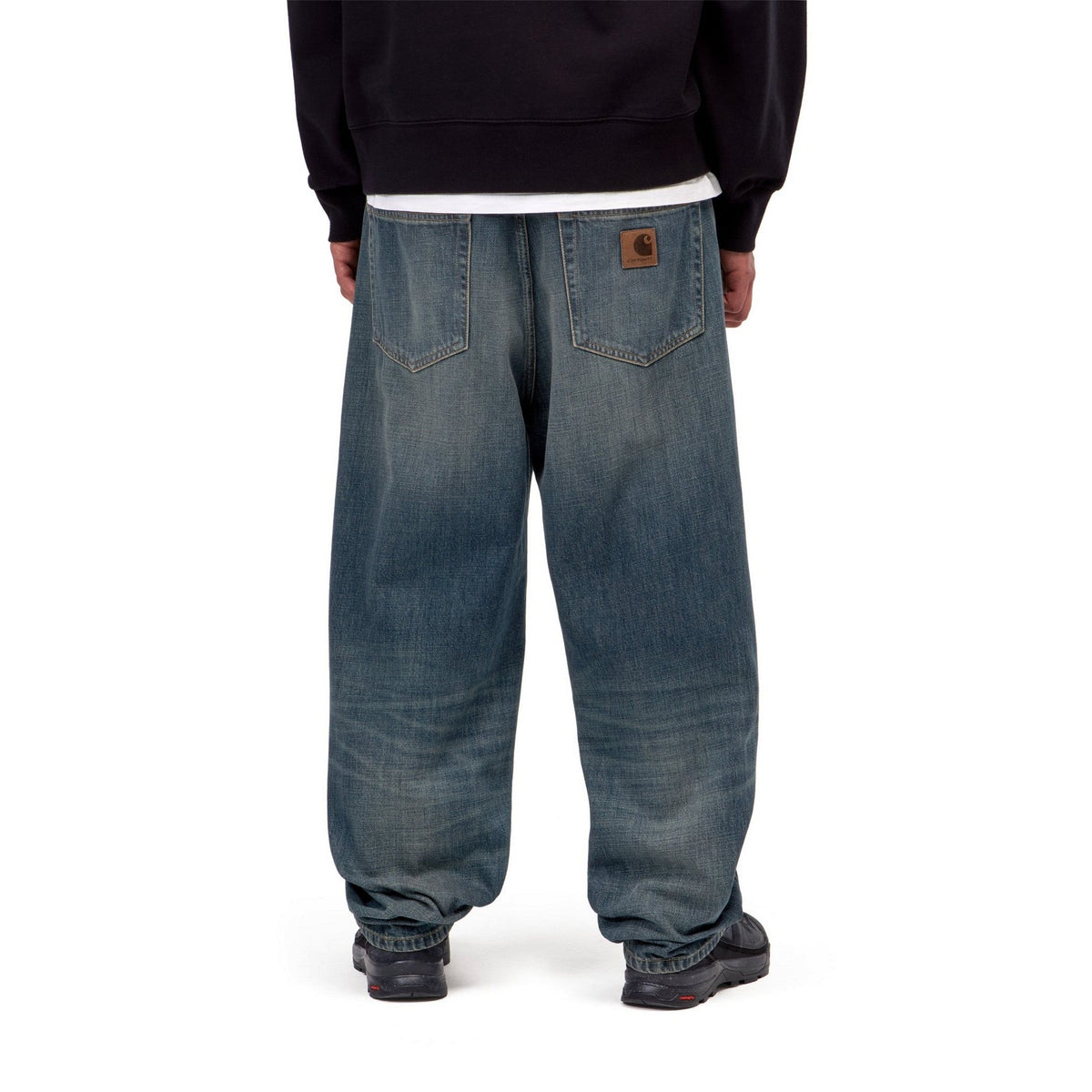 Carhartt WIP Aaron Pant Blue, Mid worn used