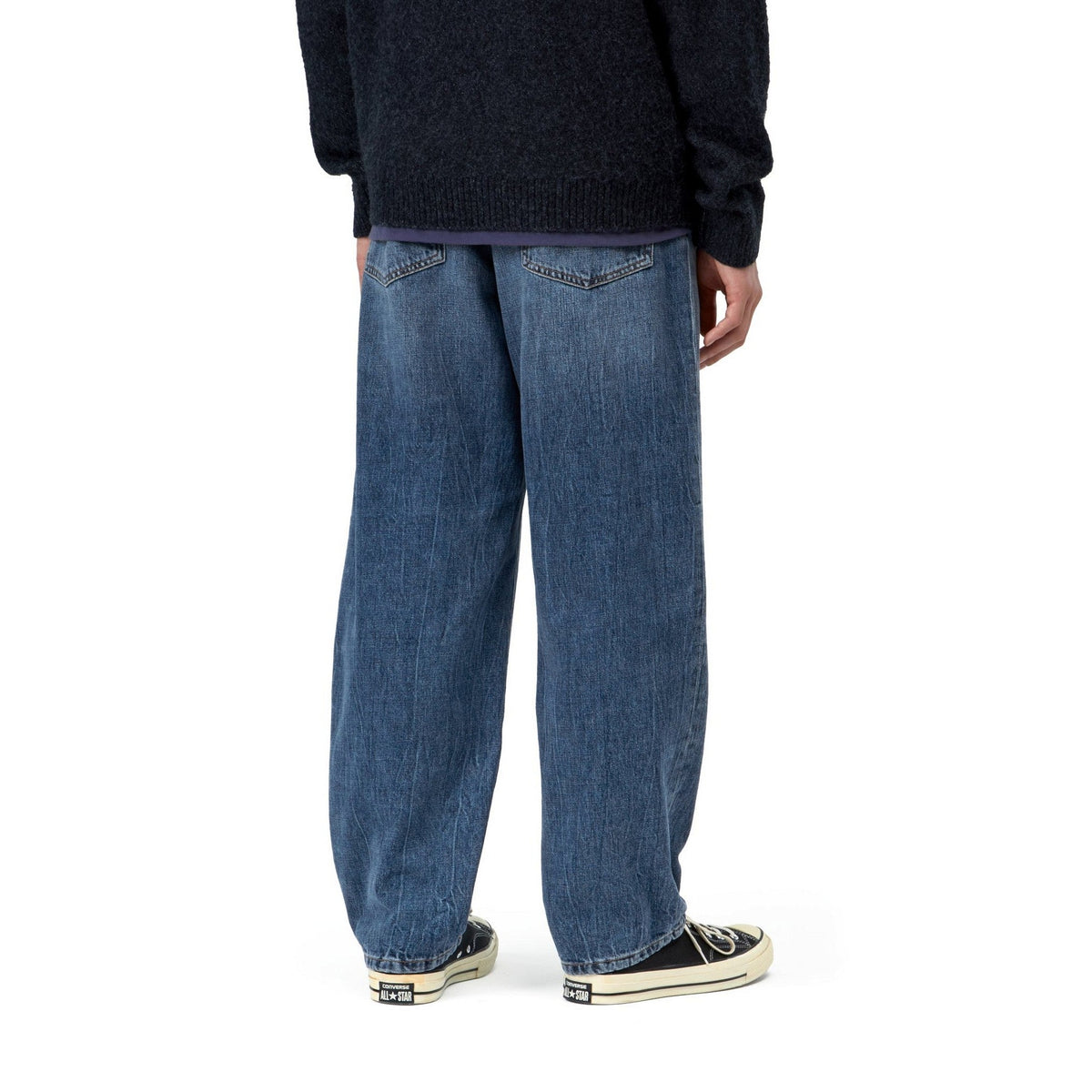 Carhartt WIP Aaron Pant Blue, Marble used wash