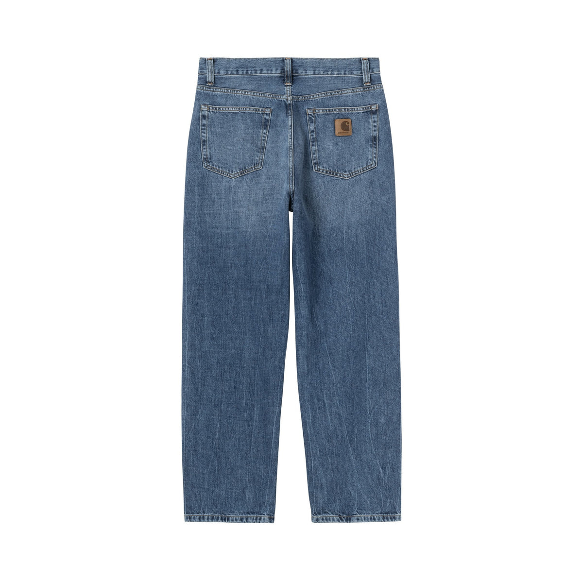 Carhartt WIP Aaron Pant Blue, Marble used wash