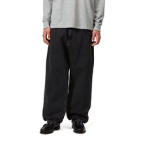 Carhartt WIP Aaron Pant Black, Stone washed