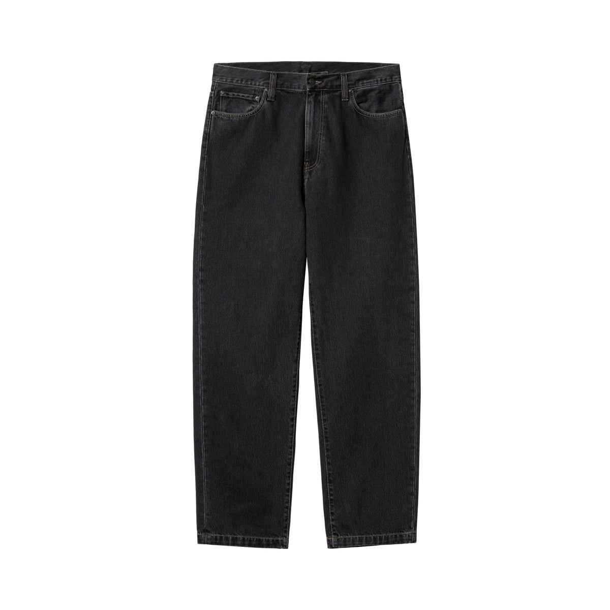 Carhartt WIP Aaron Pant Black, Stone washed