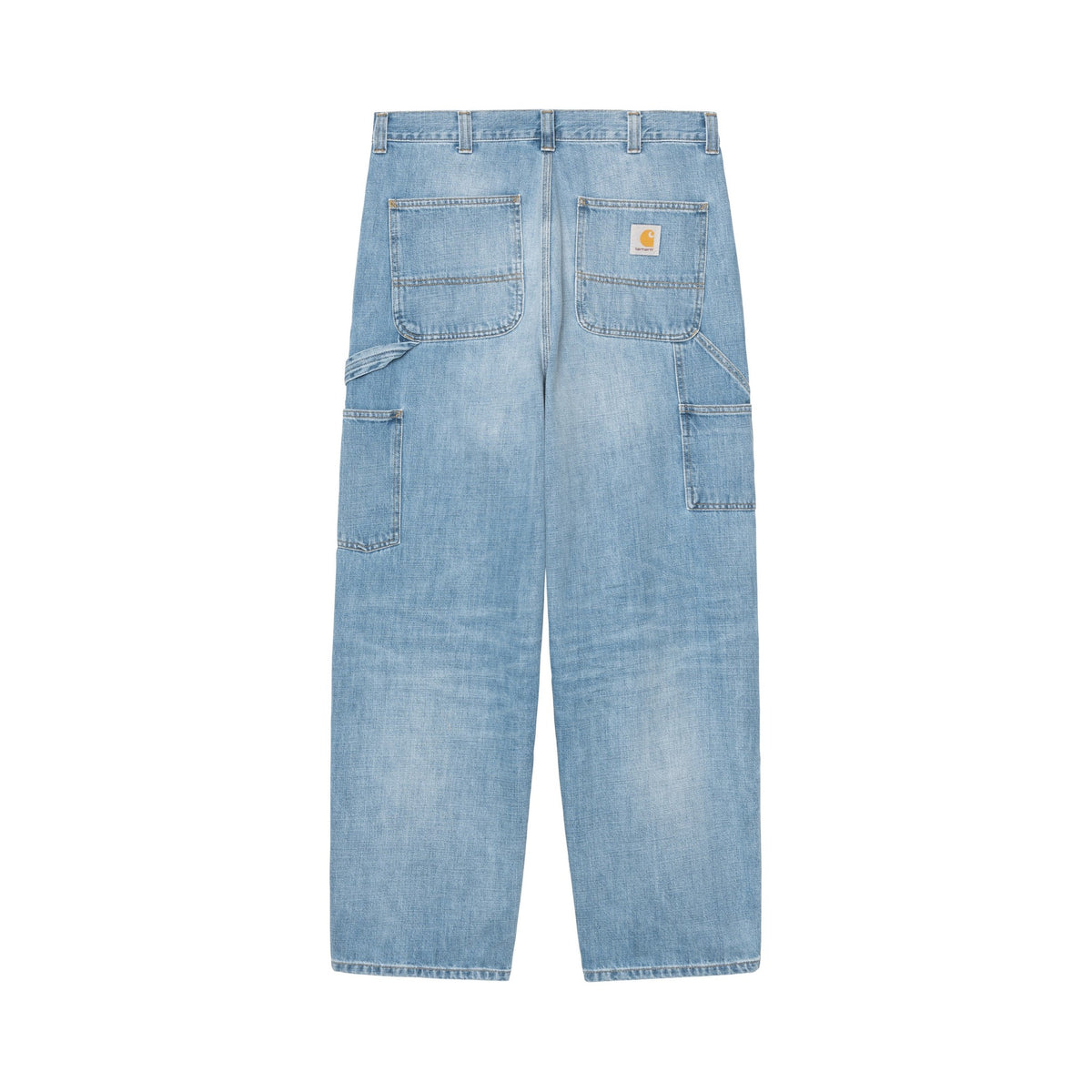 Carhartt WIP OG Double Knee Pant 'Camano' Denim Blue, Burst washed