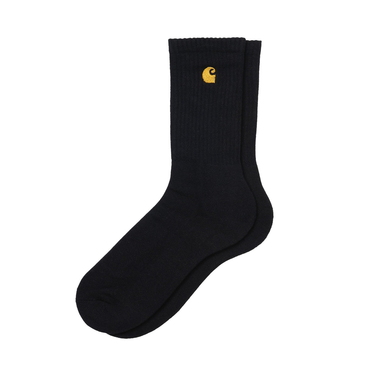 Carhartt WIP Chase Socks Cotton/Polyester/Elastane Black / Gold