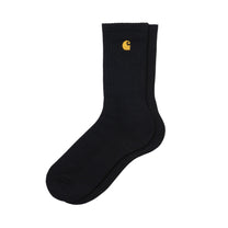 Carhartt WIP Chase Socks Cotton/Polyester/Elastane Black / Gold