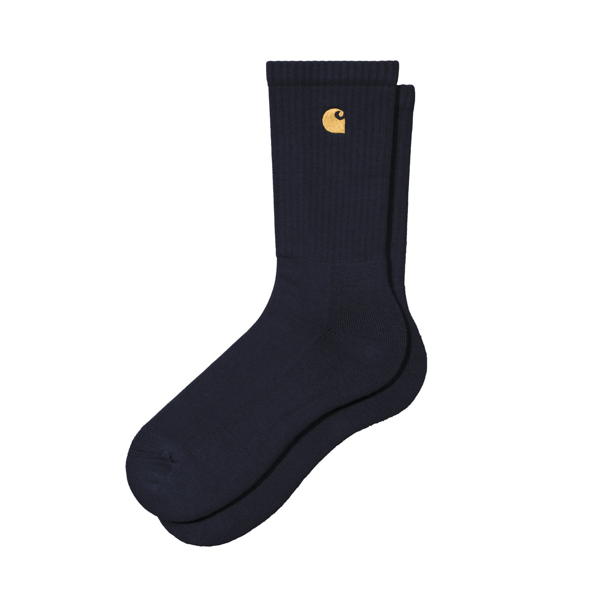Carhartt WIP Chase Socks Cotton/Polyester/Elastane Dark Navy / Gold