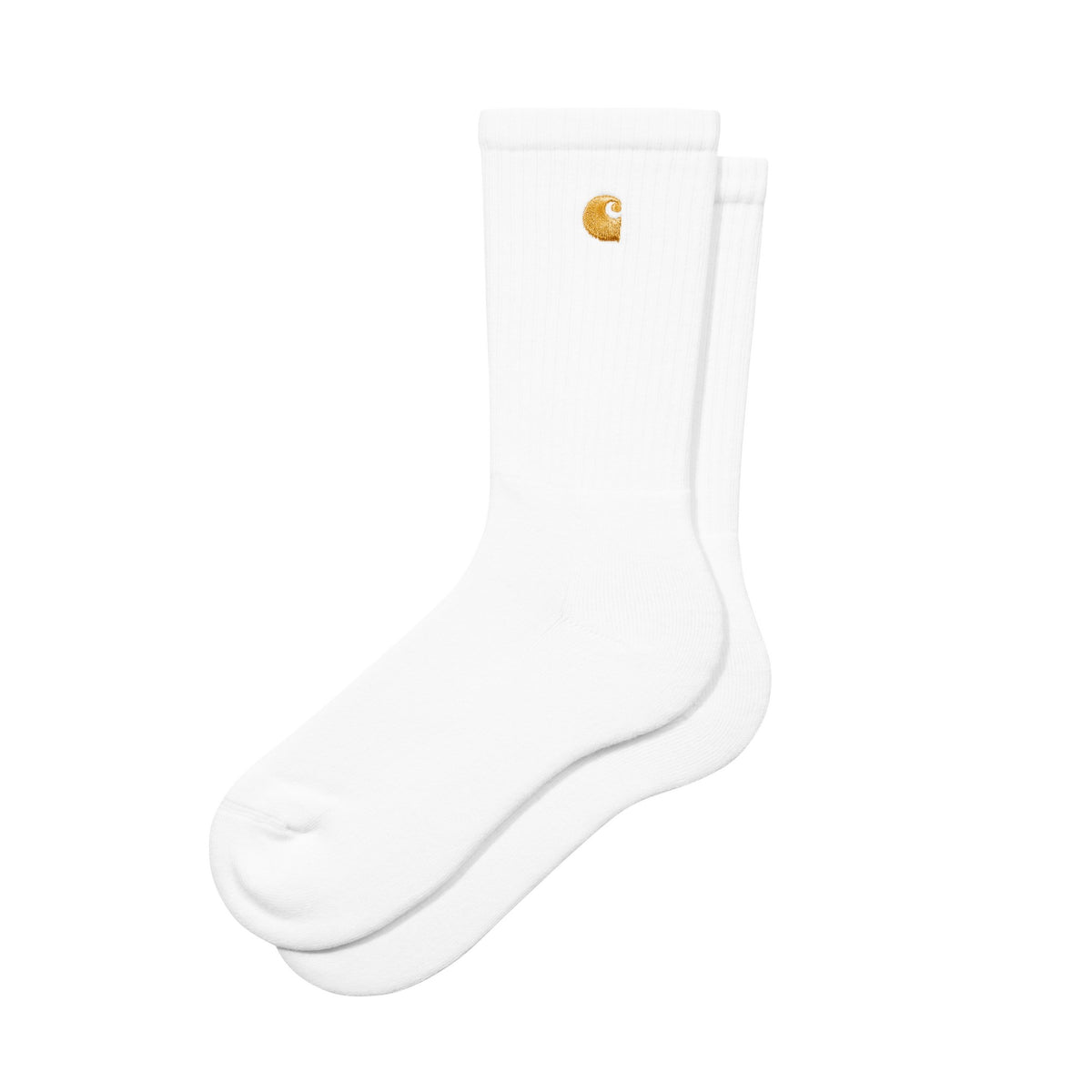 Carhartt WIP Chase Socks Cotton/Polyester/Elastane White / Gold