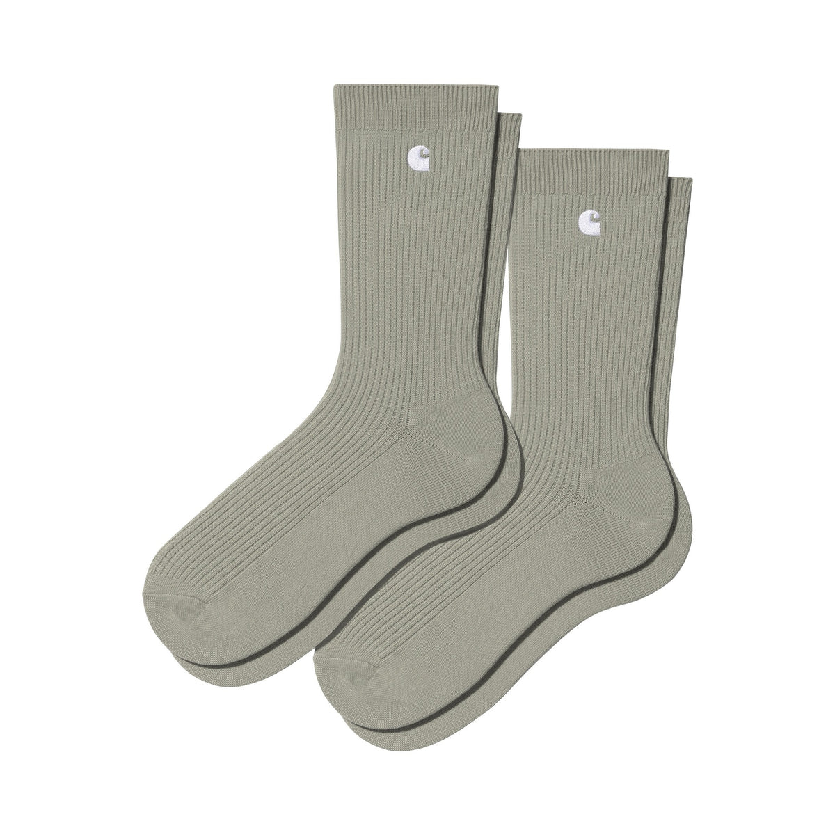 Carhartt WIP Madison Pack Socks Shady Green / White + Shady Green / White