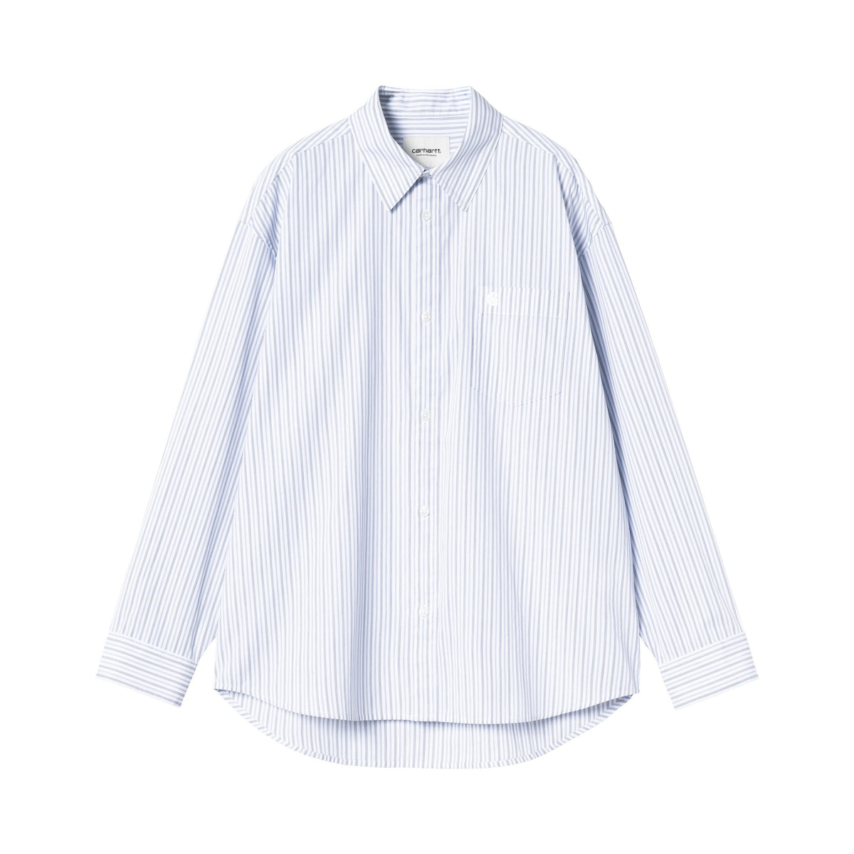 Carhartt WIP Women's L/S Keene Shirt Keene Stripe, White