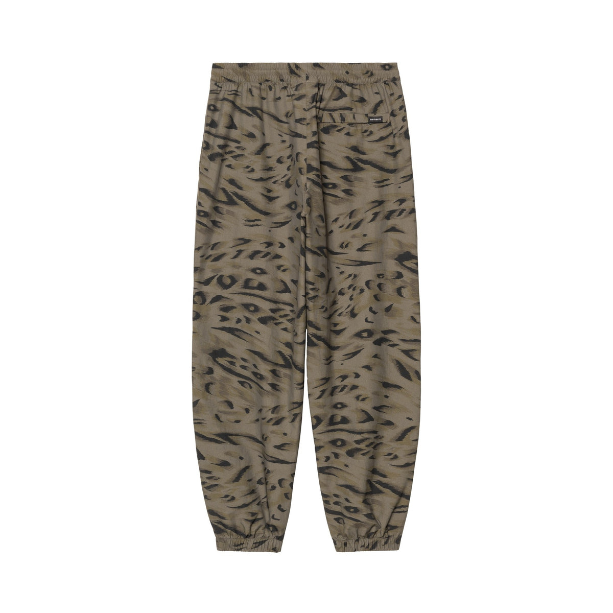 Carhartt WIP Women's Travon Pant Duck Feather Print, Cypress / Black