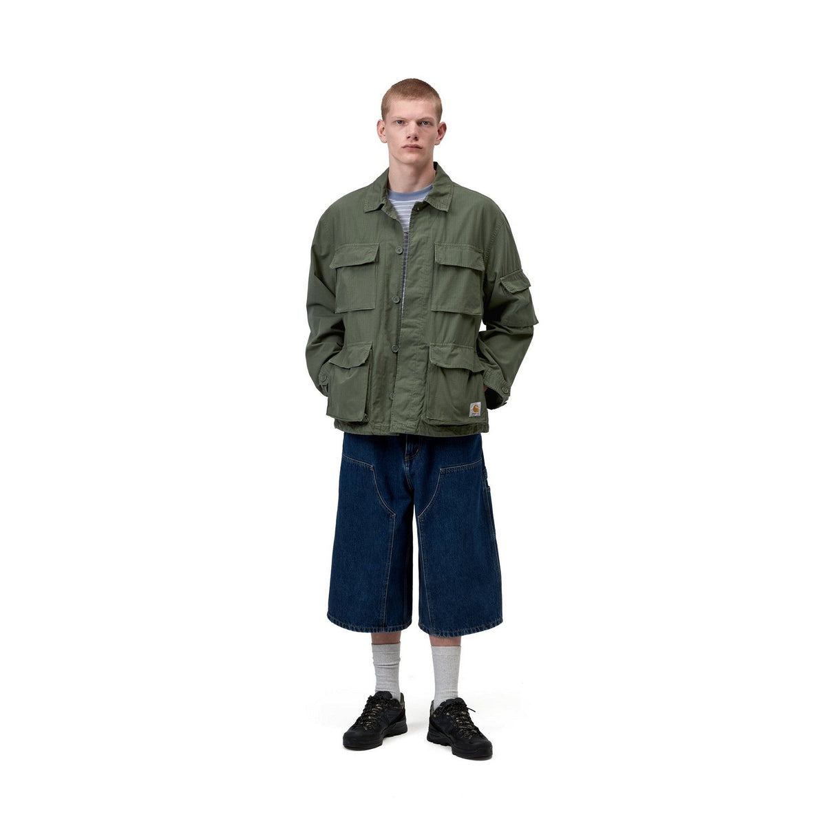Carhartt WIP Manderson Jacket Leaf, Garment dyed