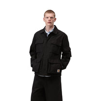 Carhartt WIP Manderson Jacket Black, Garment dyed