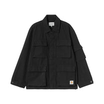 Carhartt WIP Manderson Jacket Black, Garment dyed