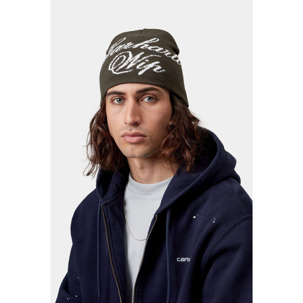 Carhartt WIP Travon Beanie Cypress / White