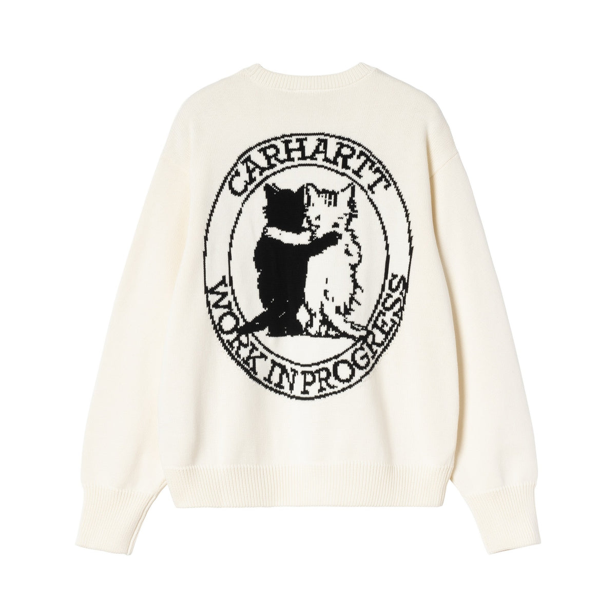 Carhartt WIP Women's Hugging Cats Sweater Wax / Black