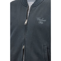Carhartt WIP Longhand Bomber Carbon / White, Garment dyed