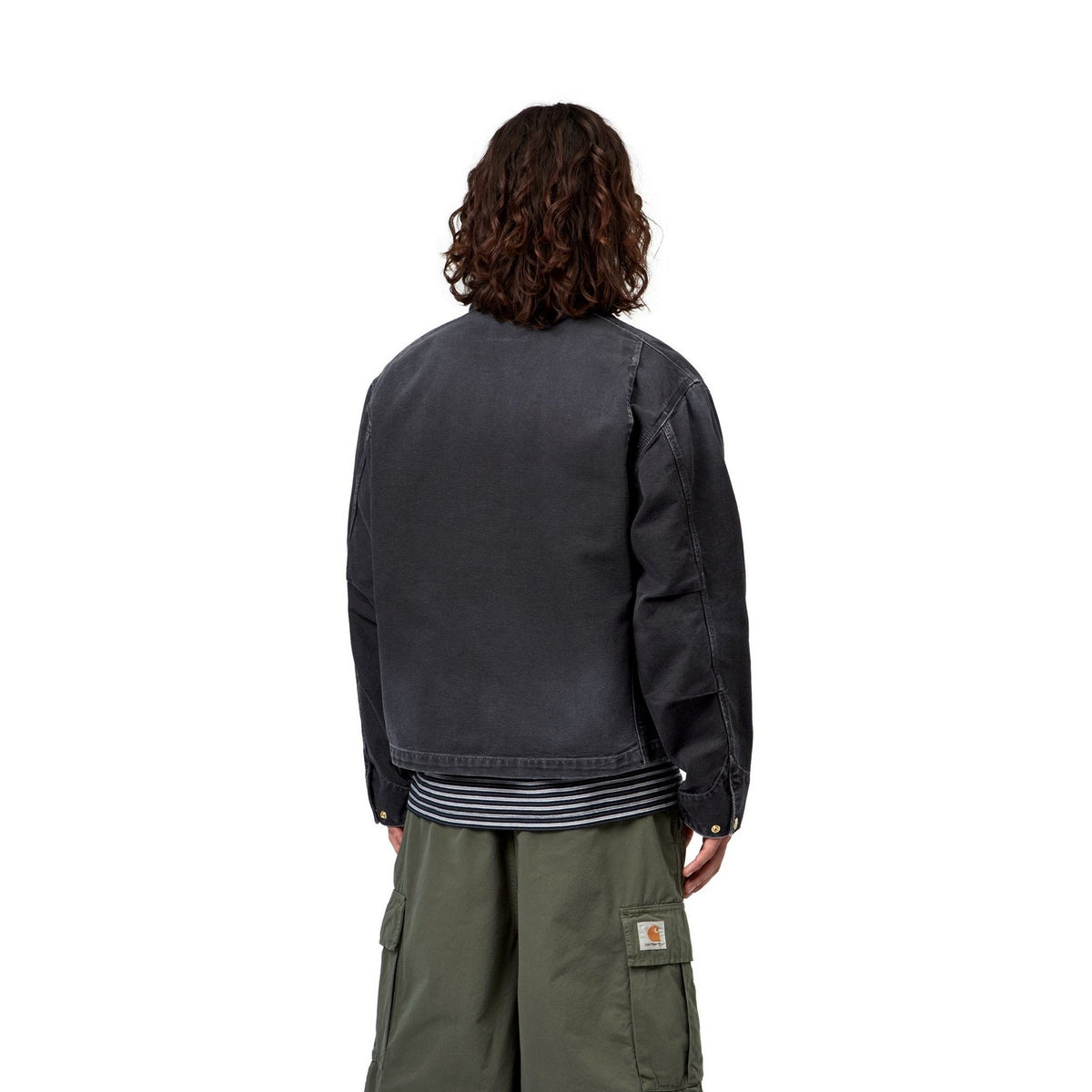 Carhartt WIP OG Arcan Jacket Black / Black, Destroy wash