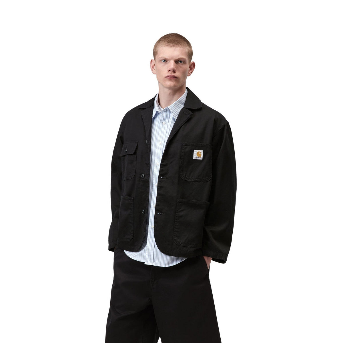 Carhartt WIP Brader Blazer Black, Rinsed