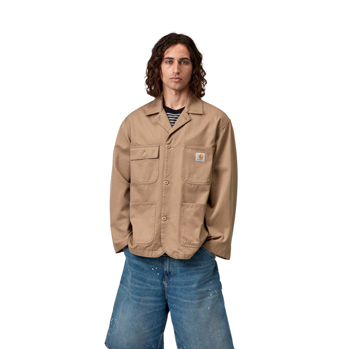 Carhartt WIP Brader Blazer Leather, Rinsed