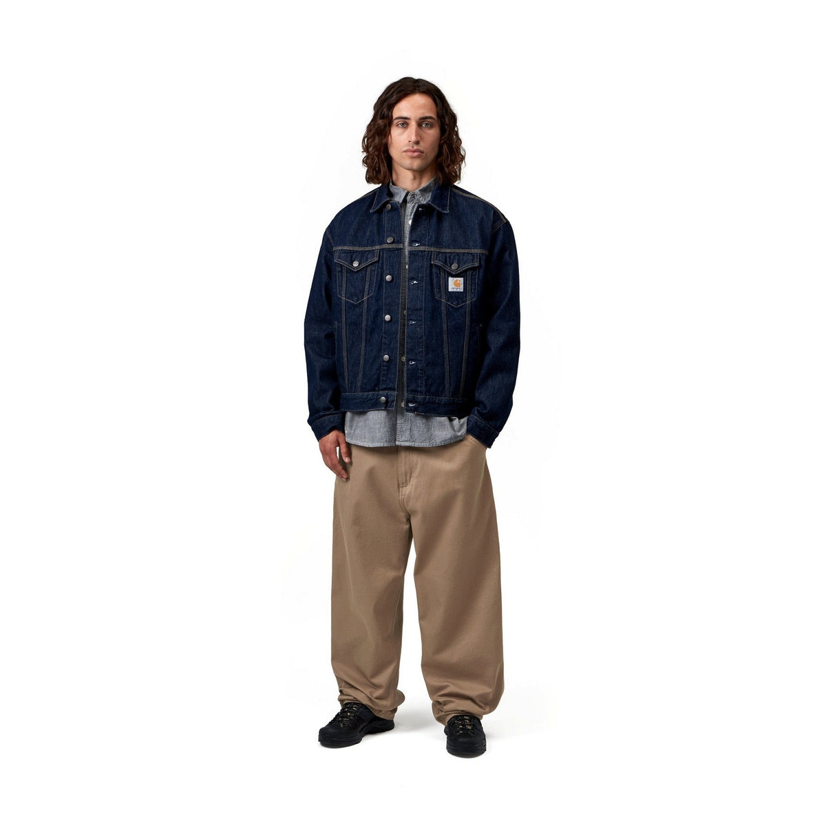 Carhartt WIP OG Single Knee Pant Leather, Rinsed