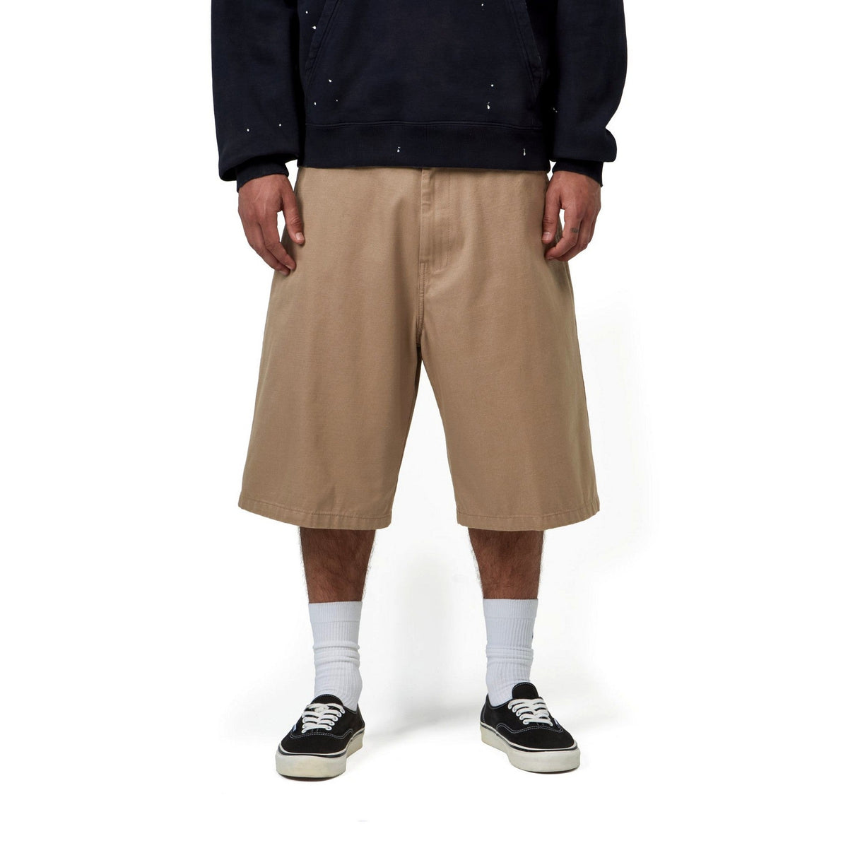 Carhartt WIP Brader Short Leather, Rinsed