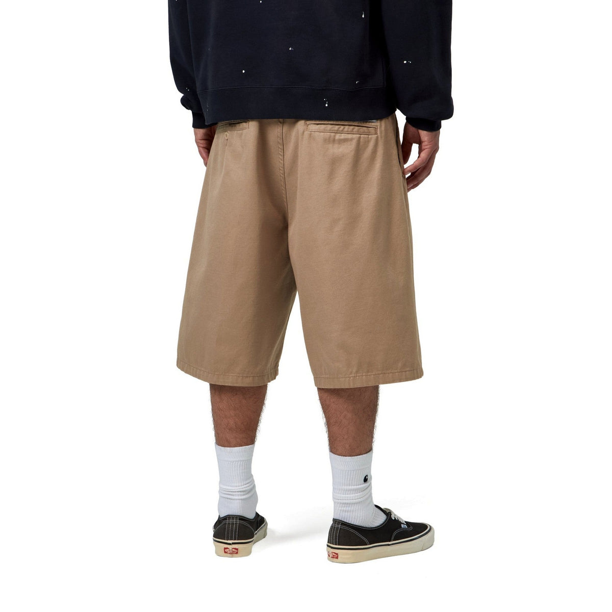 Carhartt WIP Brader Short Leather, Rinsed